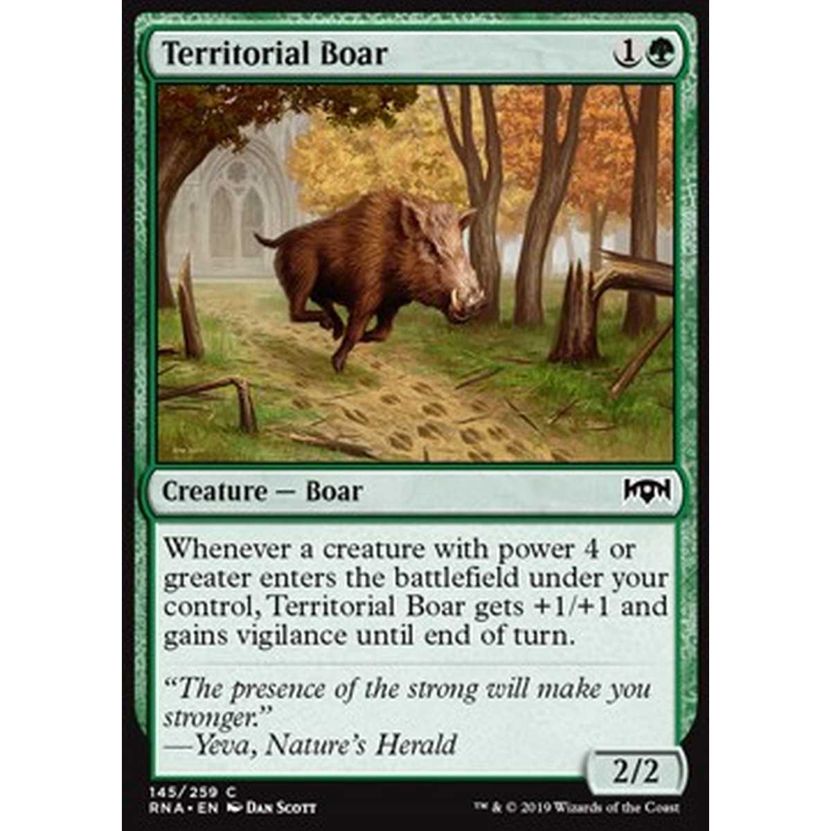 Territorial Boar - Cinghiale Territoriale - [RNA] [NM] [Foil]