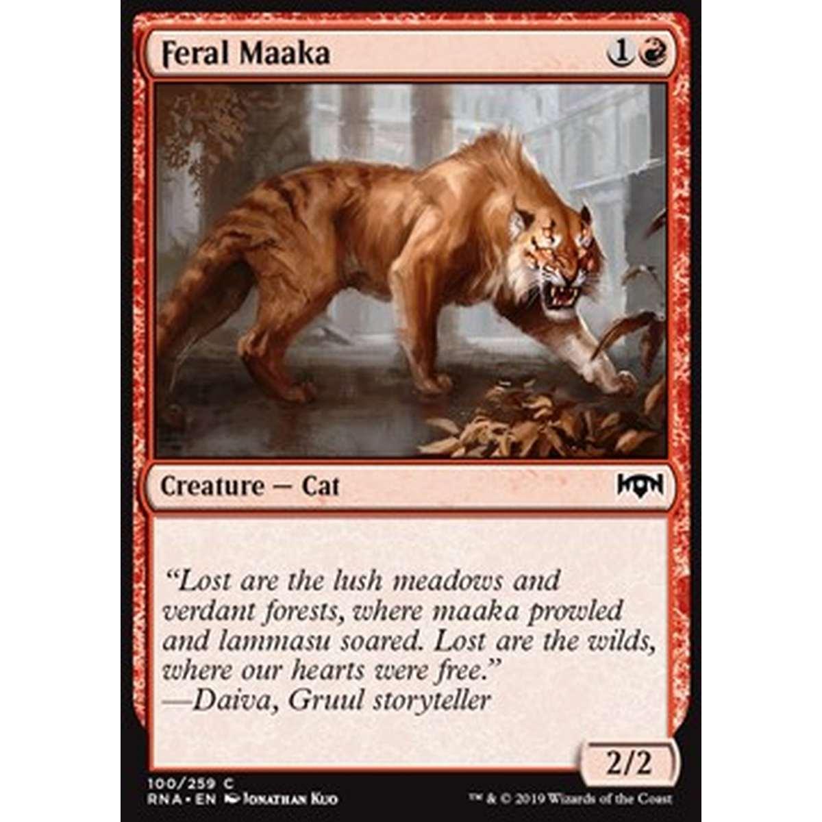 Feral Maaka - Maaka Feroce - [RNA] [NM] [Foil]