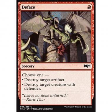 Deface - Sfregiare - [RNA] [NM] [Foil]