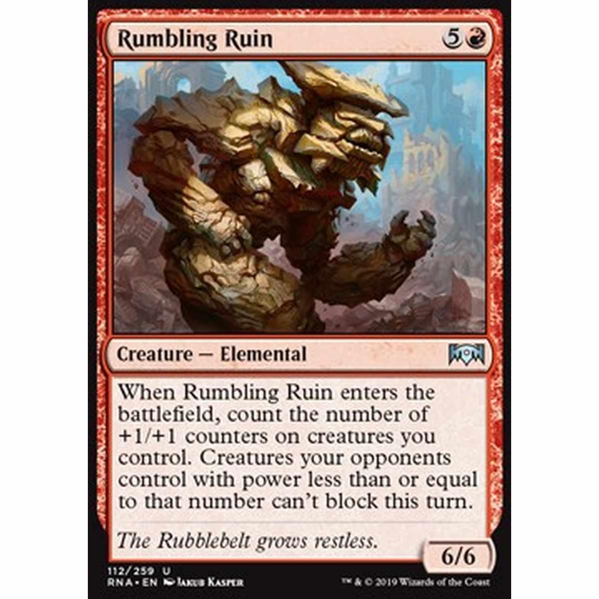 Rumbling Ruin - Rovina Roboante - [RNA] [NM]