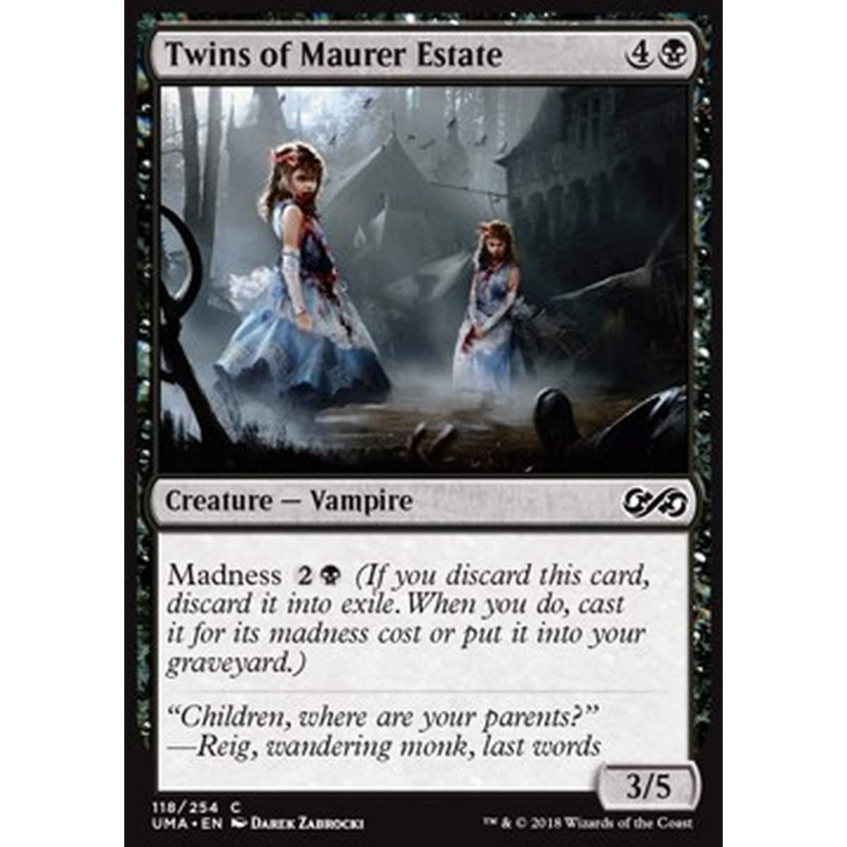 Twins of Maurer Estate - Twins of Maurer Estate - [UMA] [NM]