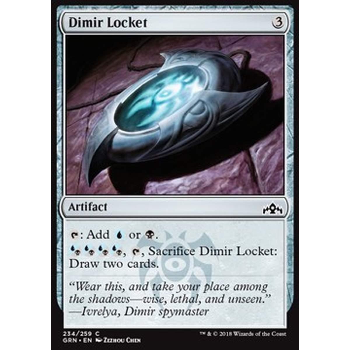 Dimir Locket - Medaglione Dimir - [GRN] [NM] [Foil]