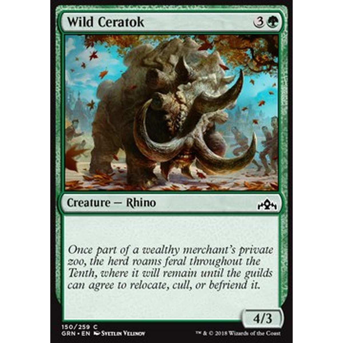 Wild Ceratok - Ceratok Selvaggio - [GRN] [NM] [Foil]