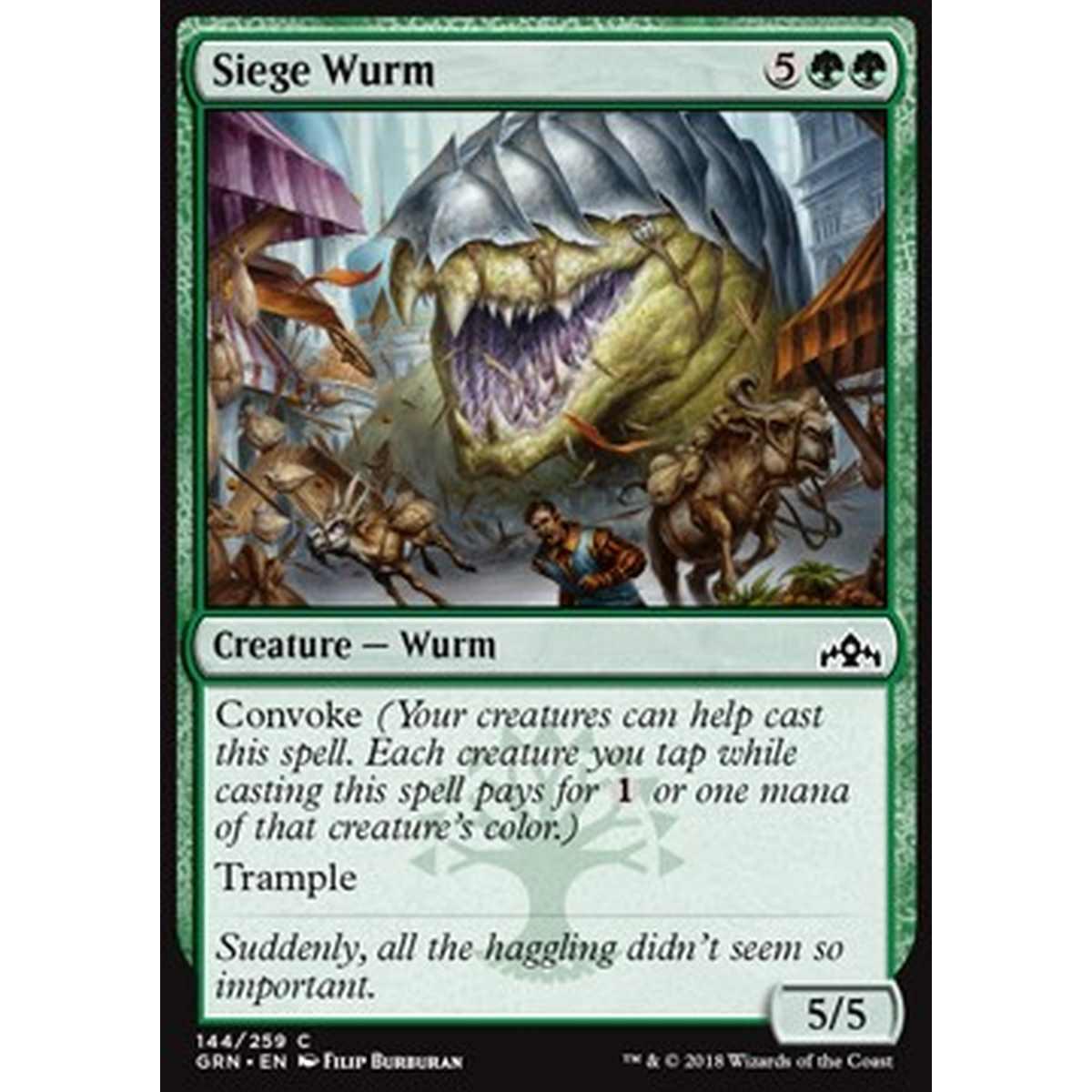 Siege Wurm - Wurm da Assedio - [GRN] [NM] [Foil]
