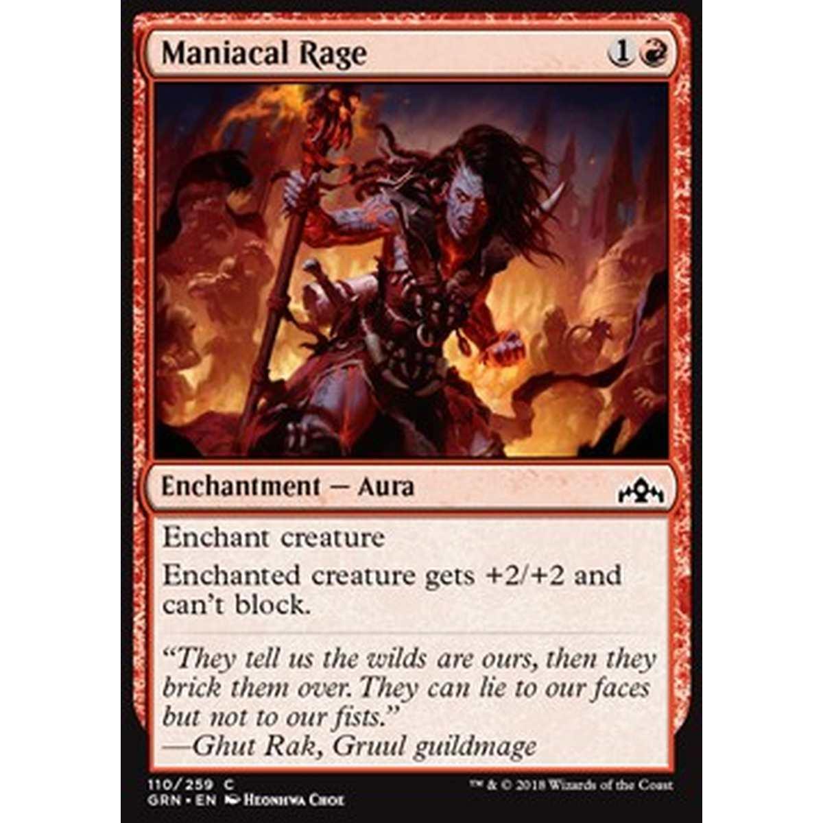 Maniacal Rage - Furia Maniacale - [GRN] [NM] [Foil]