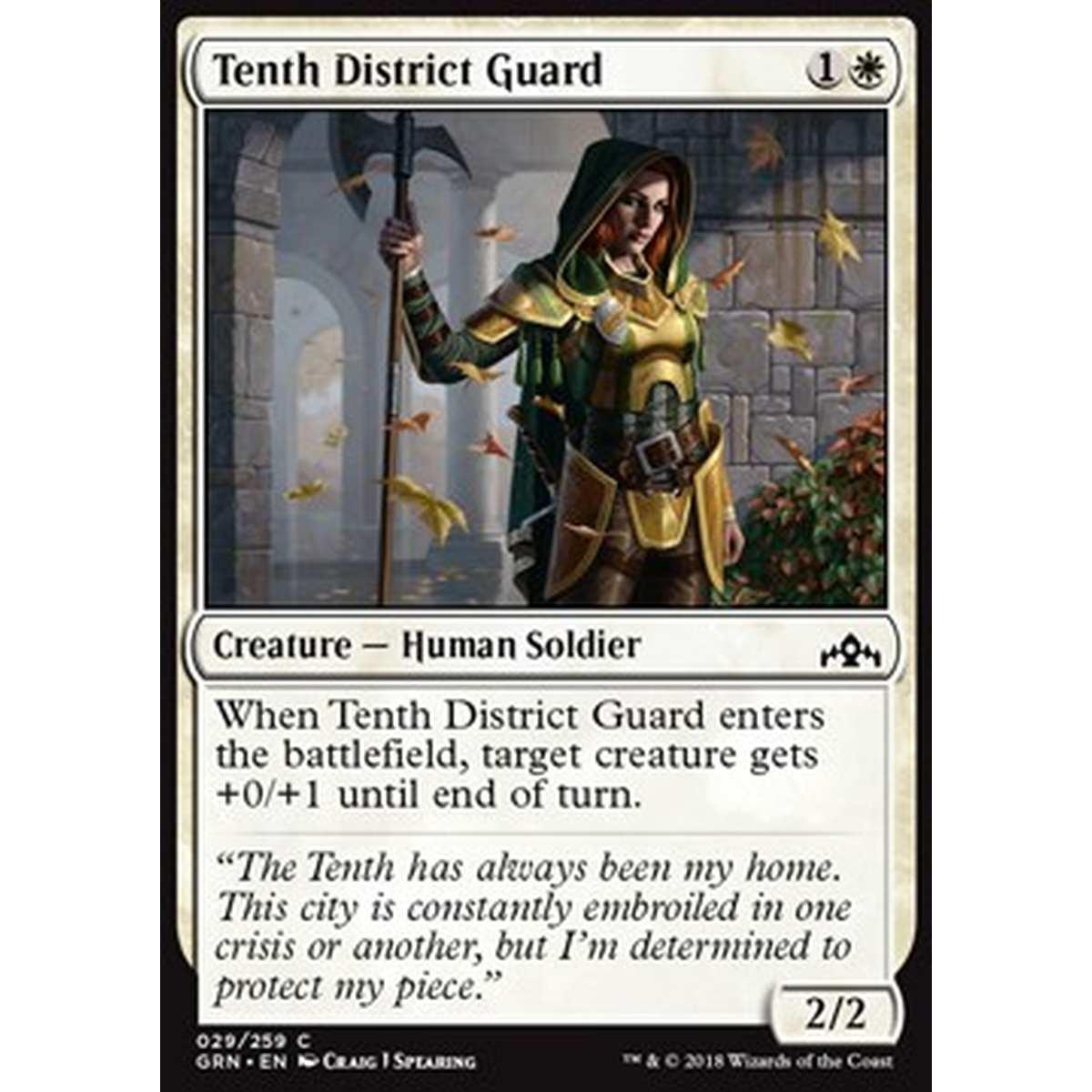 Tenth District Guard - Guardia del Decimo Distretto - [GRN] [NM] [Foil]