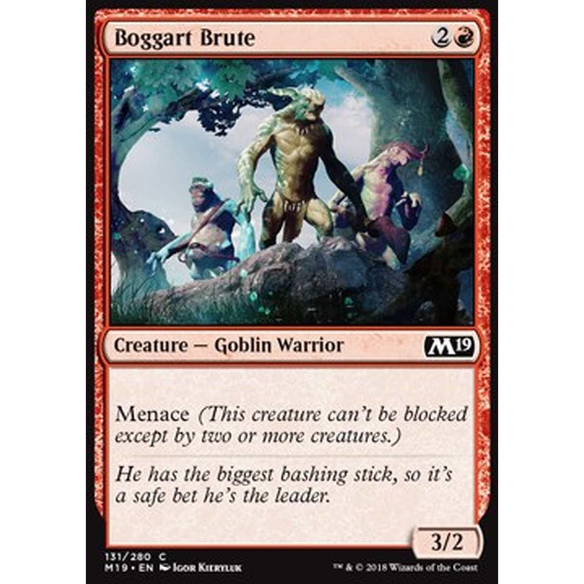 Boggart Brute - Boggart Brute - [M19] [NM] [Foil]