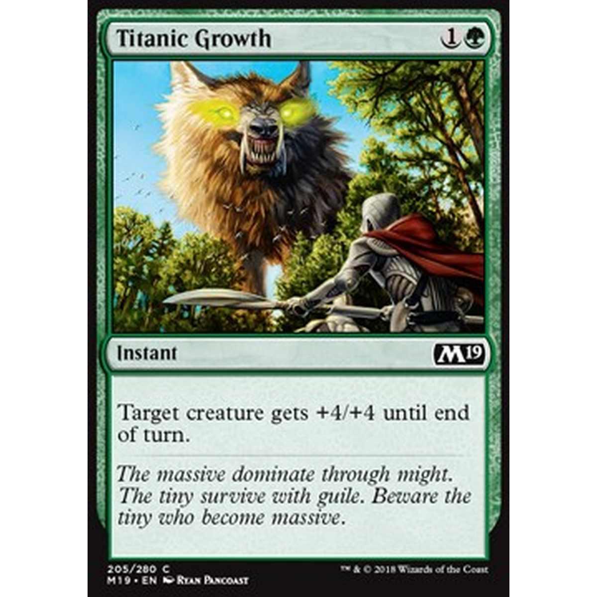 Titanic Growth - Crescita Titanica - [M19] [NM] [Foil]