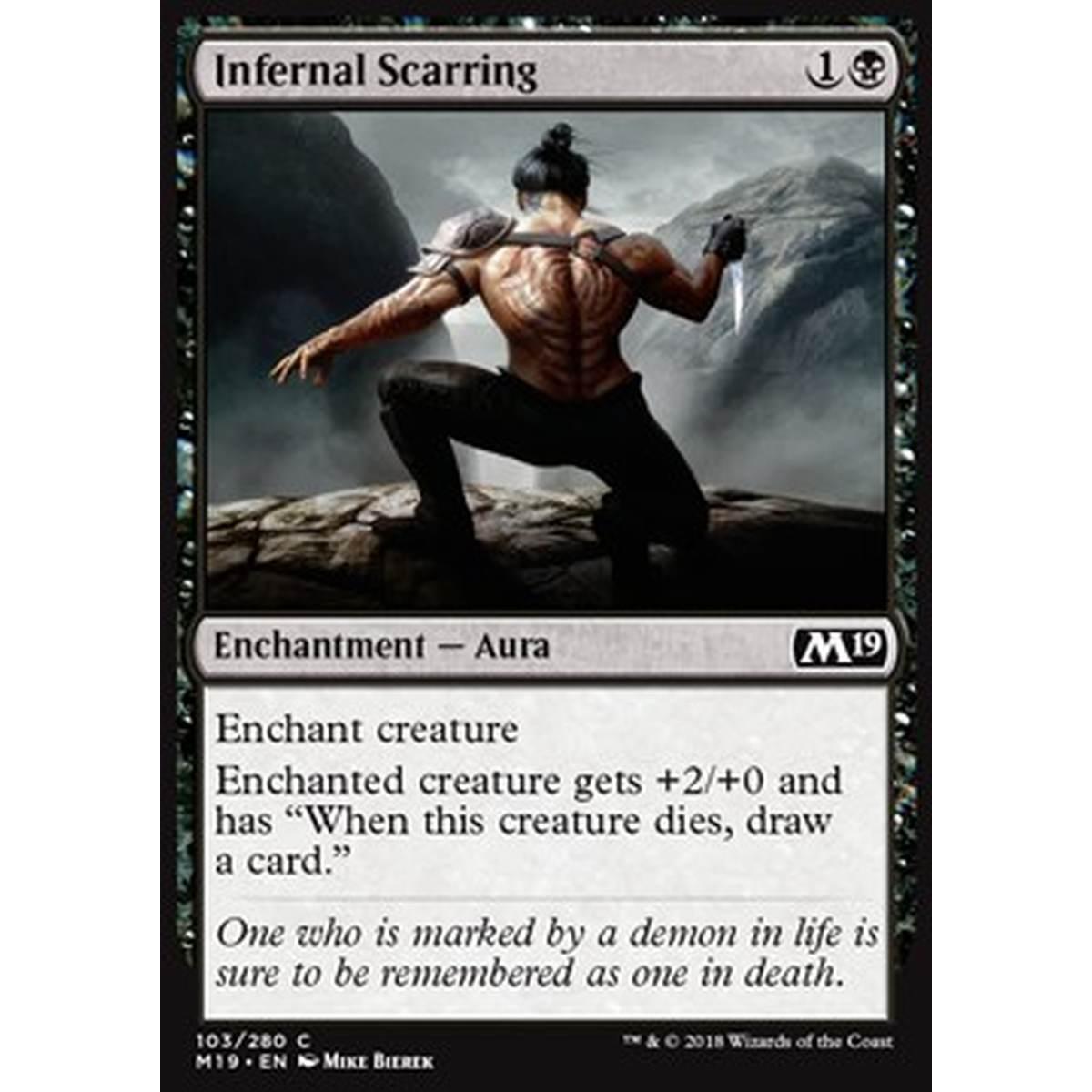Infernal Scarring - Sfregio Infernale - [M19] [NM] [Foil]