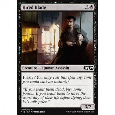 Hired Blade - Lama Assoldata - [M19] [NM] [Foil]