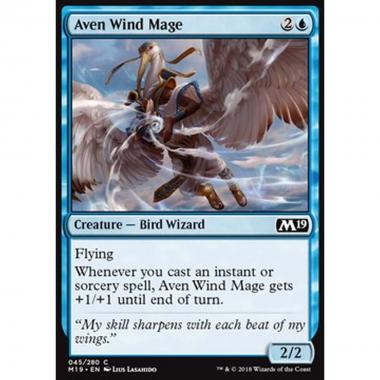 Aven Wind Mage - Maga del Vento Aviana - [M19] [NM] [Foil]