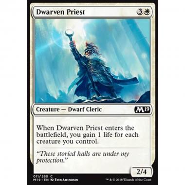 Dwarven Priest - Sacerdote dei Nani - [M19] [NM] [Foil]