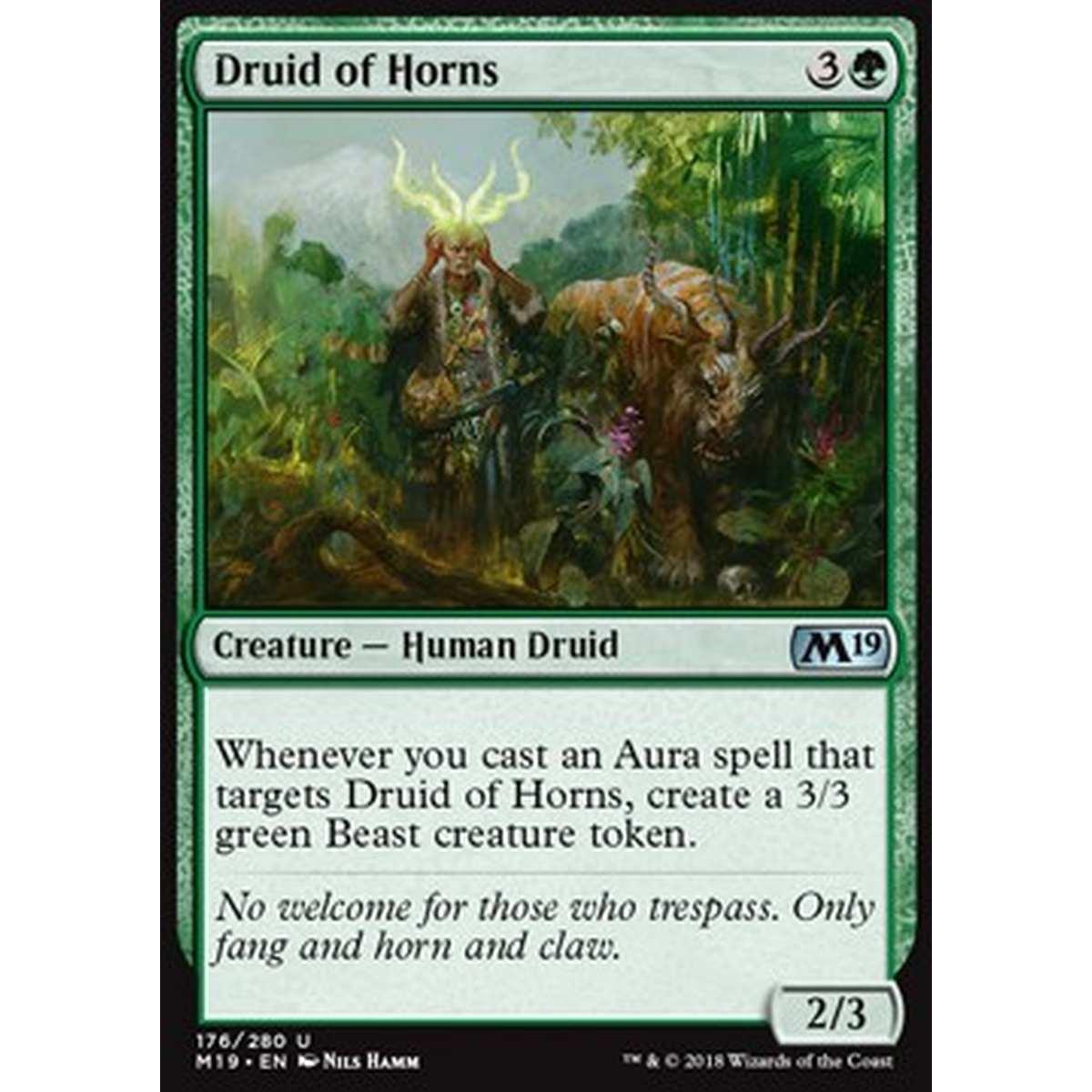 Druid of Horns - Druido dei Corni - [M19] [NM]