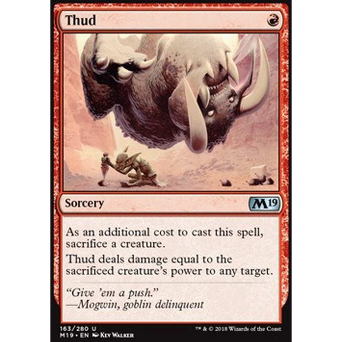 Thud - Tonfo - [M19] [NM]