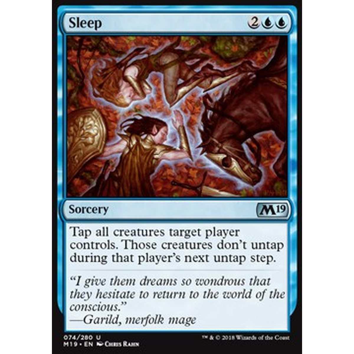 Sleep - Dormire - [M19] [NM]