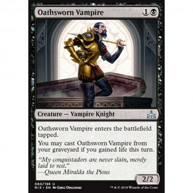 Oathsworn Vampire - Vampiro Giurato - [RIX] [NM]