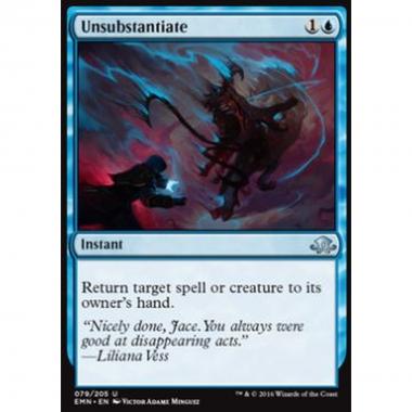 Unsubstantiate - Disgregare - [EMN] [NM]