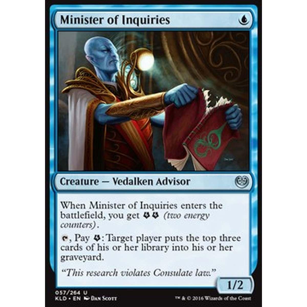 Minister of Inquiries - Ministro delle Inchieste - [KLD] [NM]