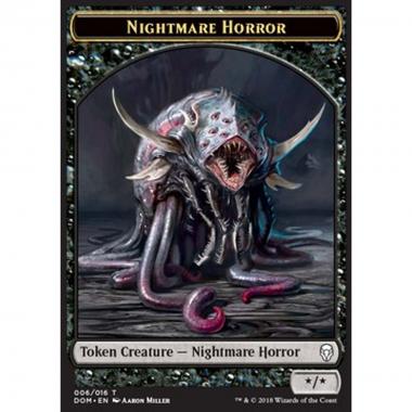 Nightmare Horror Token (Black */*) - Nightmare Horror Token (Black */*) - [DOM] [NM]