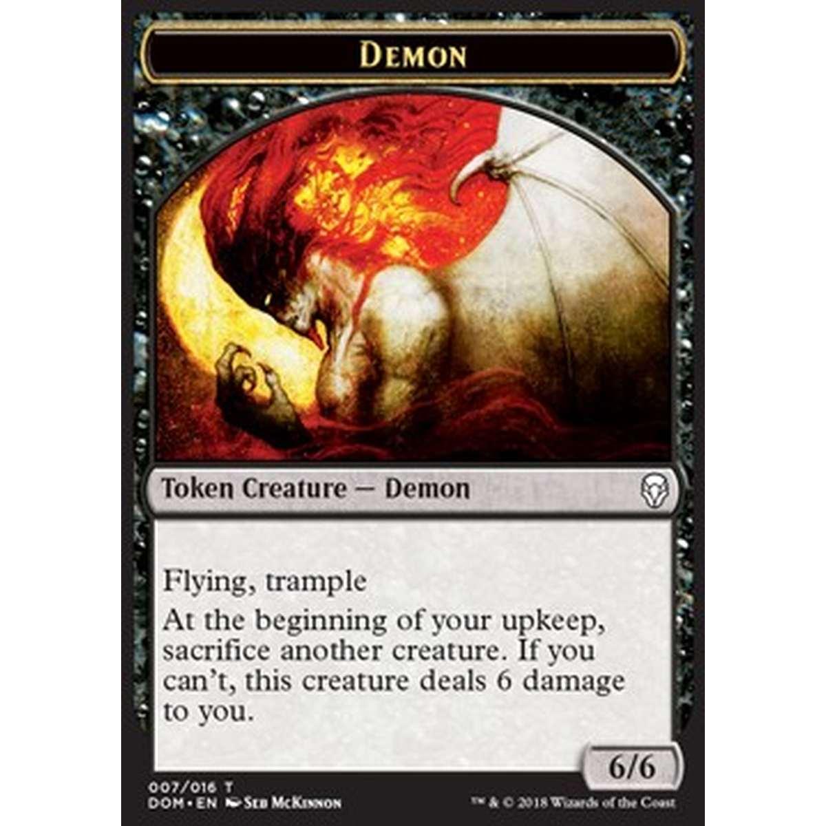 Demon Token (Black 6/6) - Demon Token (Black 6/6) - [DOM] [NM]