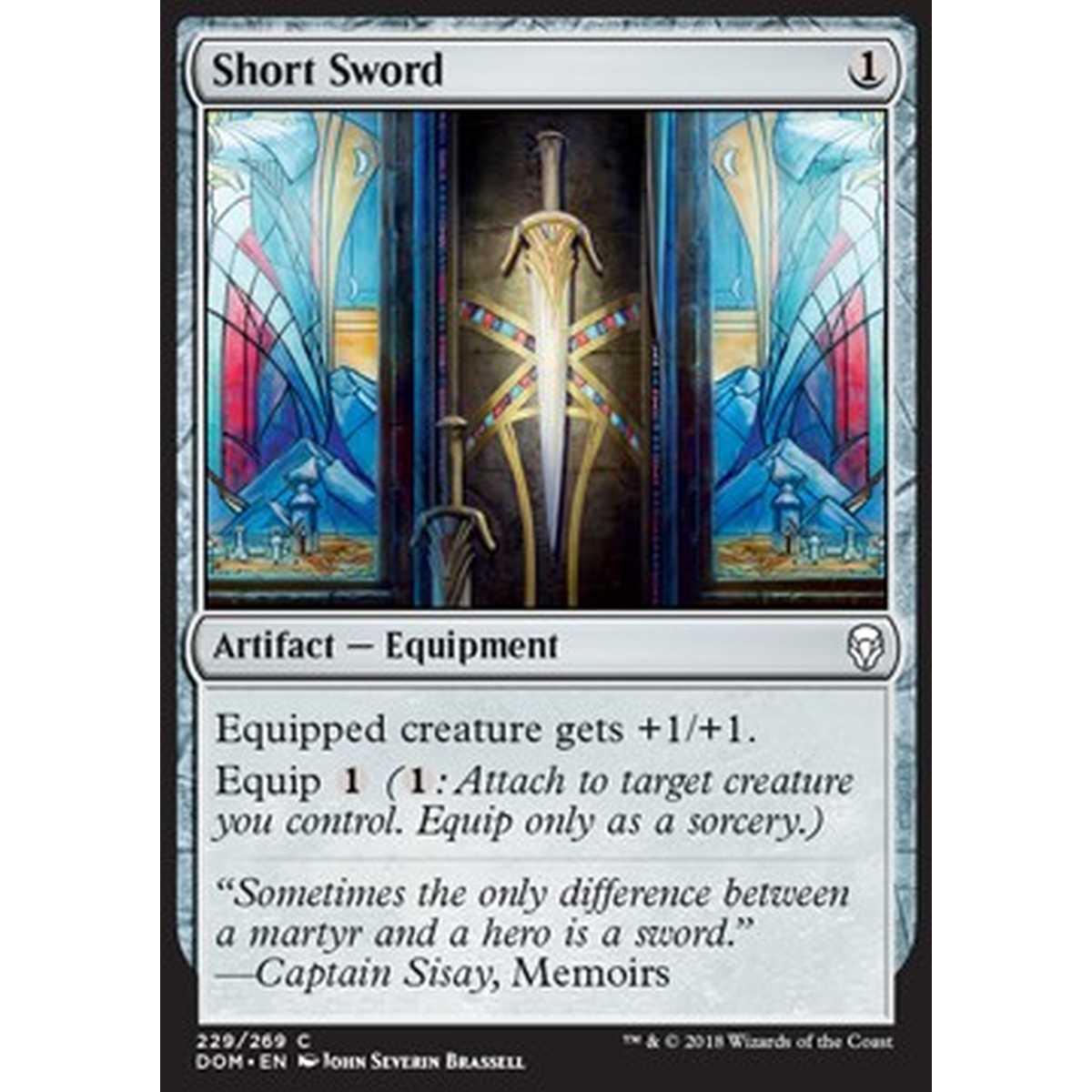 Short Sword - Spada Corta - [DOM] [NM] [Foil]