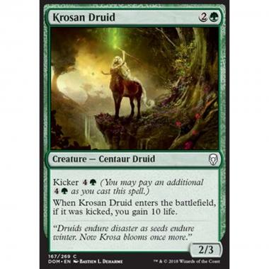 Krosan Druid - Druida di Krosa - [DOM] [NM] [Foil]