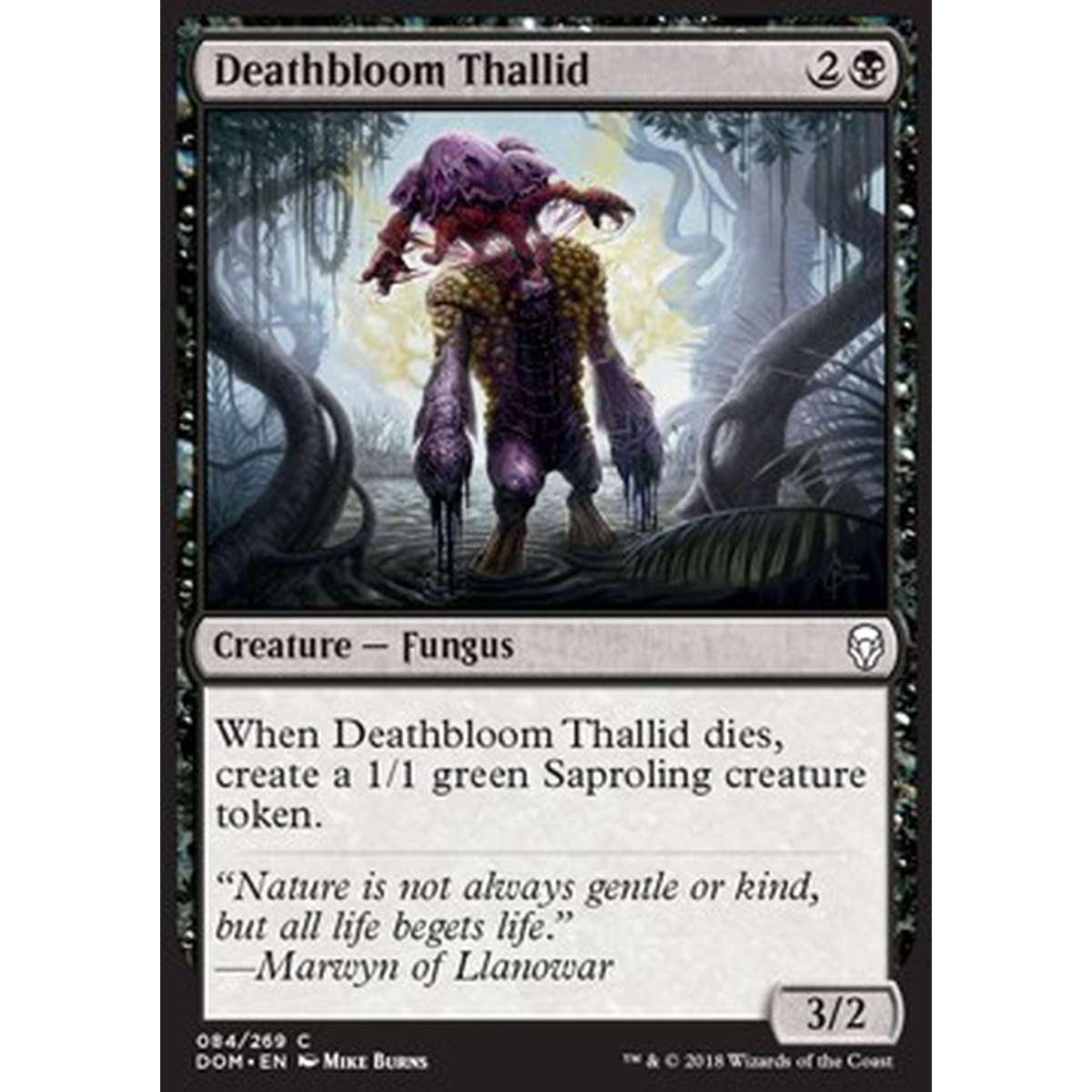 Deathbloom Thallid - Thallid Germoglio di Morte - [DOM] [NM] [Foil]