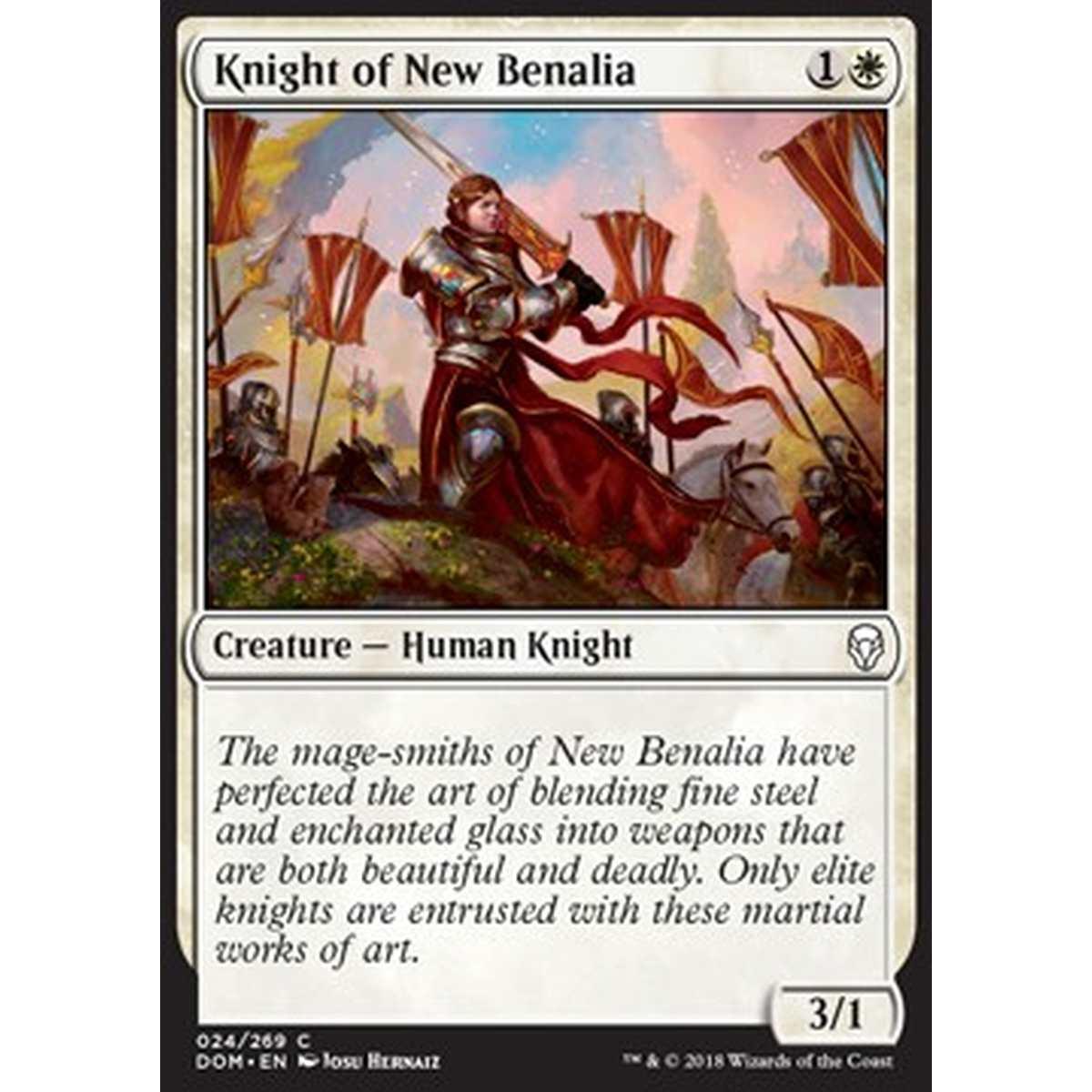 Knight of New Benalia - Cavaliera di Nuova Benalia - [DOM] [NM] [Foil]