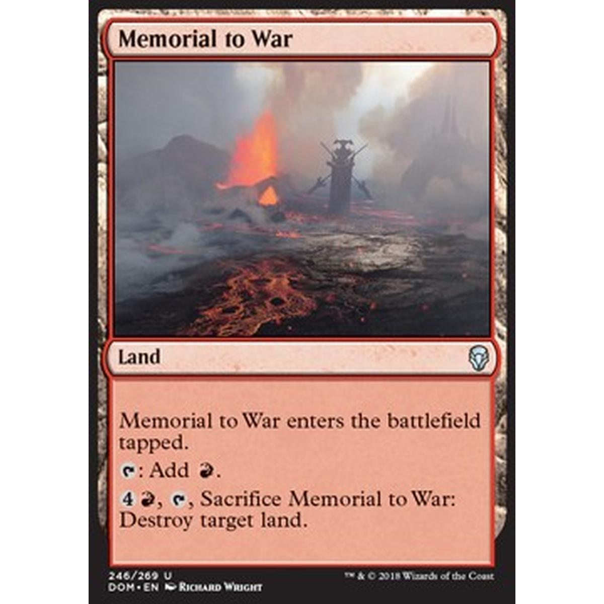 Memorial to War - Monumento alla Guerra - [DOM] [NM]