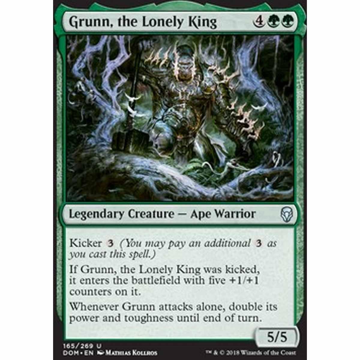 Grunn, the Lonely King - Grunn, il Re Solitario - [DOM] [NM]