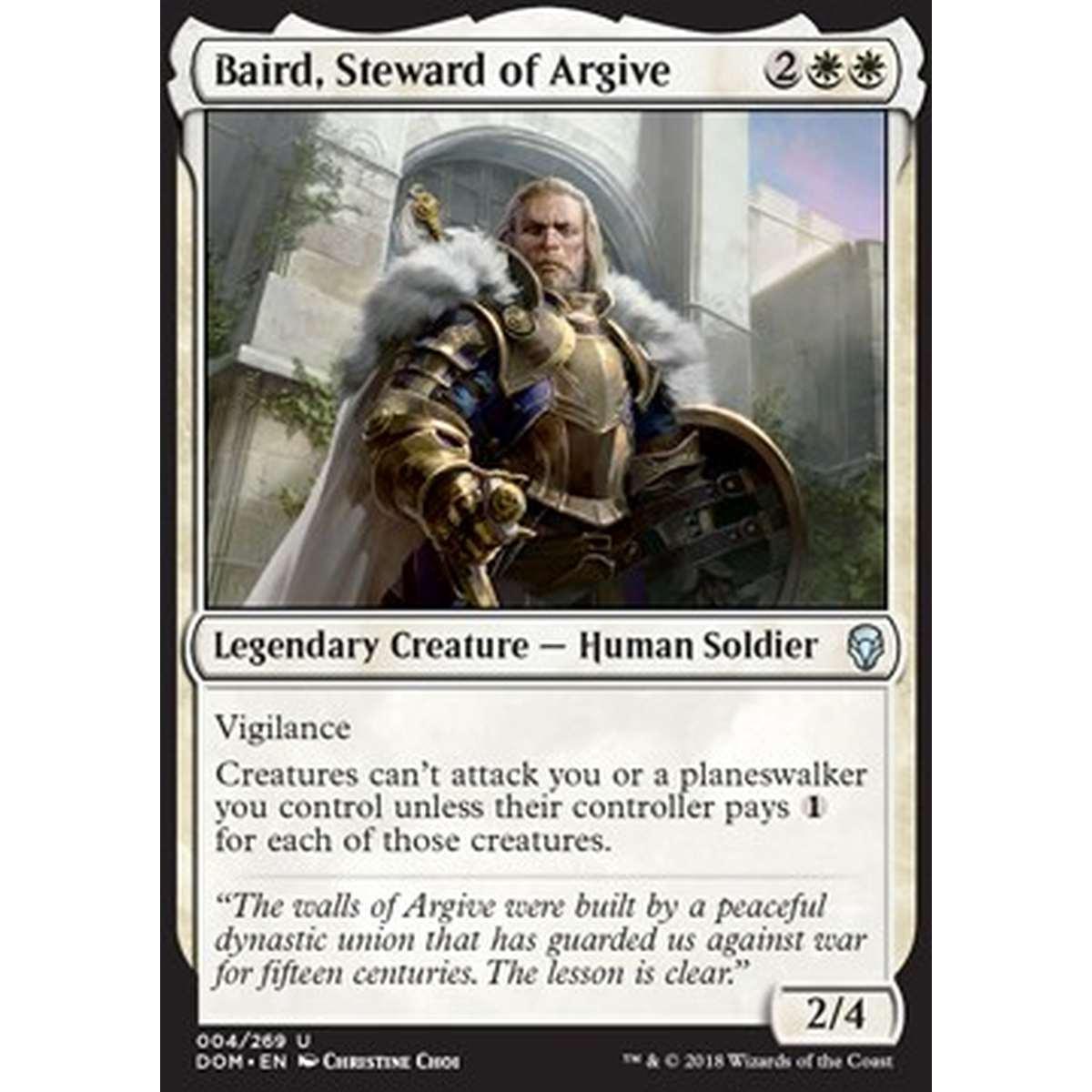 Baird, Steward of Argive - Baird, Reggente di Argivia - [DOM] [NM]