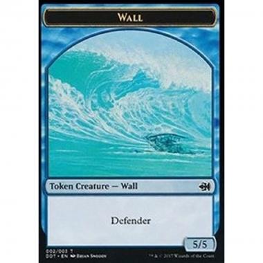 Wall Token (Blue 5/5) - Wall Token (Blue 5/5) - [DDT] [NM]