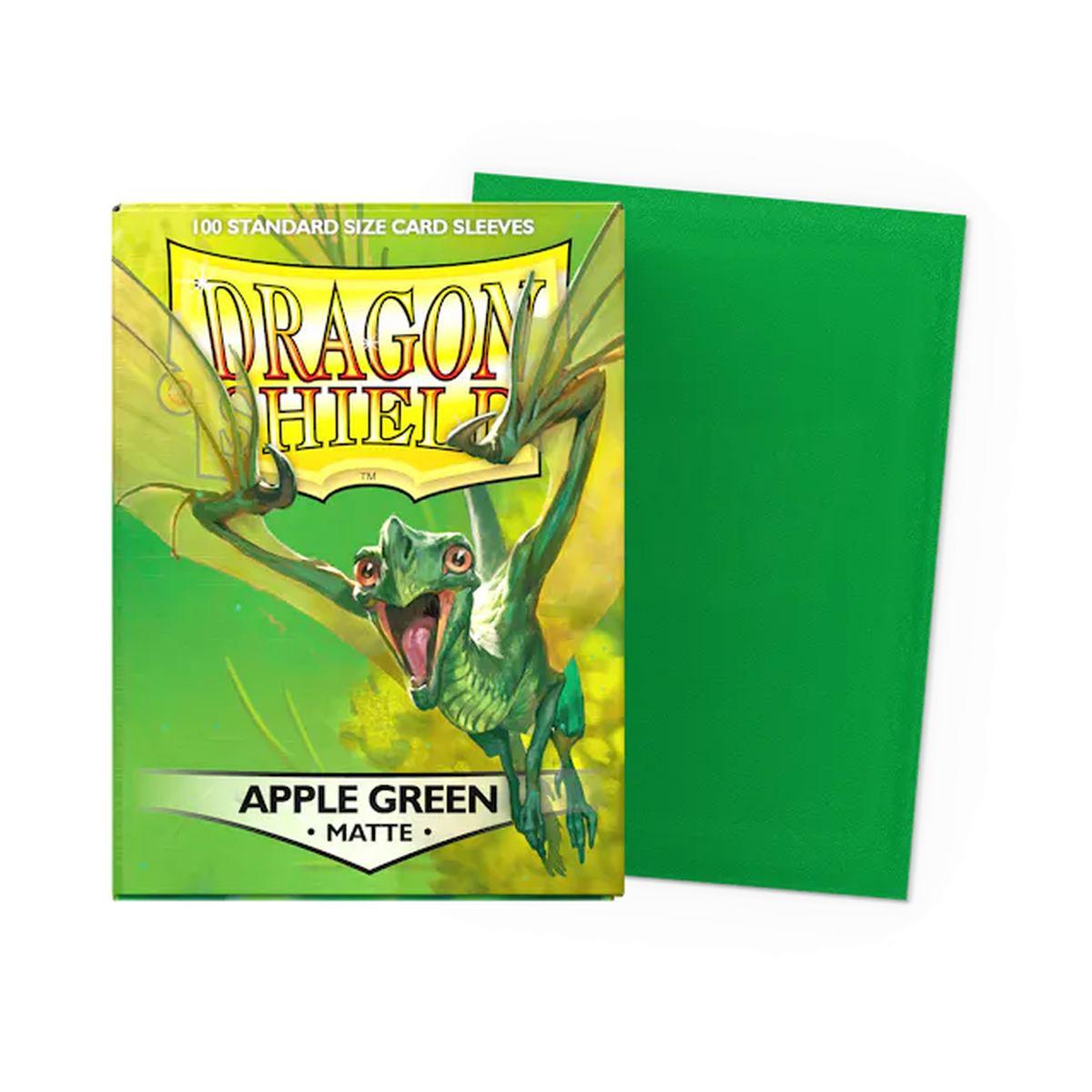 100 Buste Matte - Apple Green - Dragon Shield
