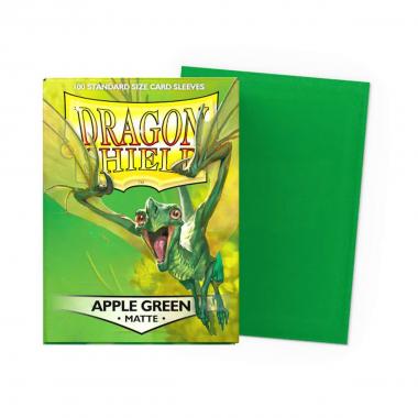 100 Buste Matte - Apple Green - Dragon Shield