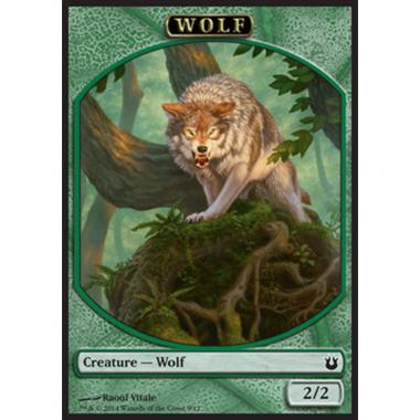 Wolf Token (Green 2/2) - Wolf Token (Green 2/2) - [BNG] [NM]
