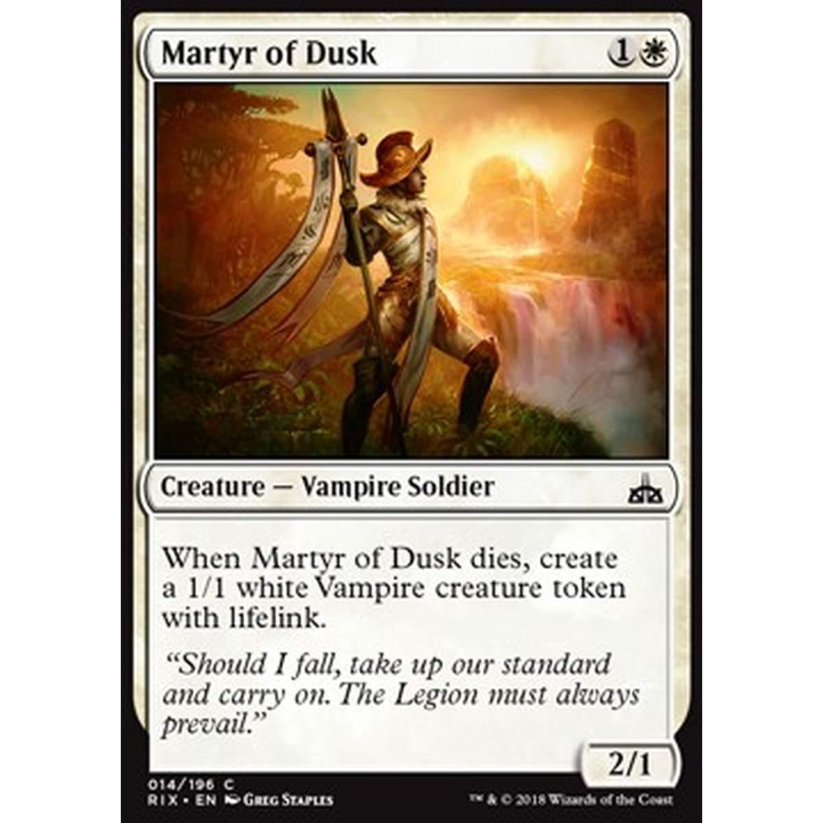 Martyr of Dusk - Martire del Vespro - [RIX] [NM] [Foil]