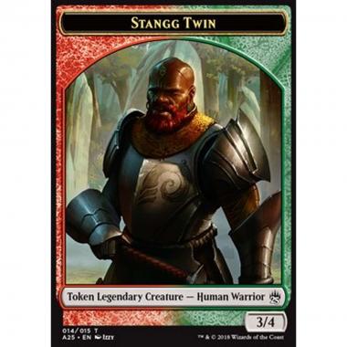 Stangg Twin Token (Red and Green 3/4) - Stangg Twin Token (Red and Green 3/4) - [A25] [NM]