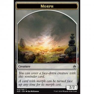 Morph Token (Colorless 2/2) - Morph Token (Colorless 2/2) - [A25] [NM]