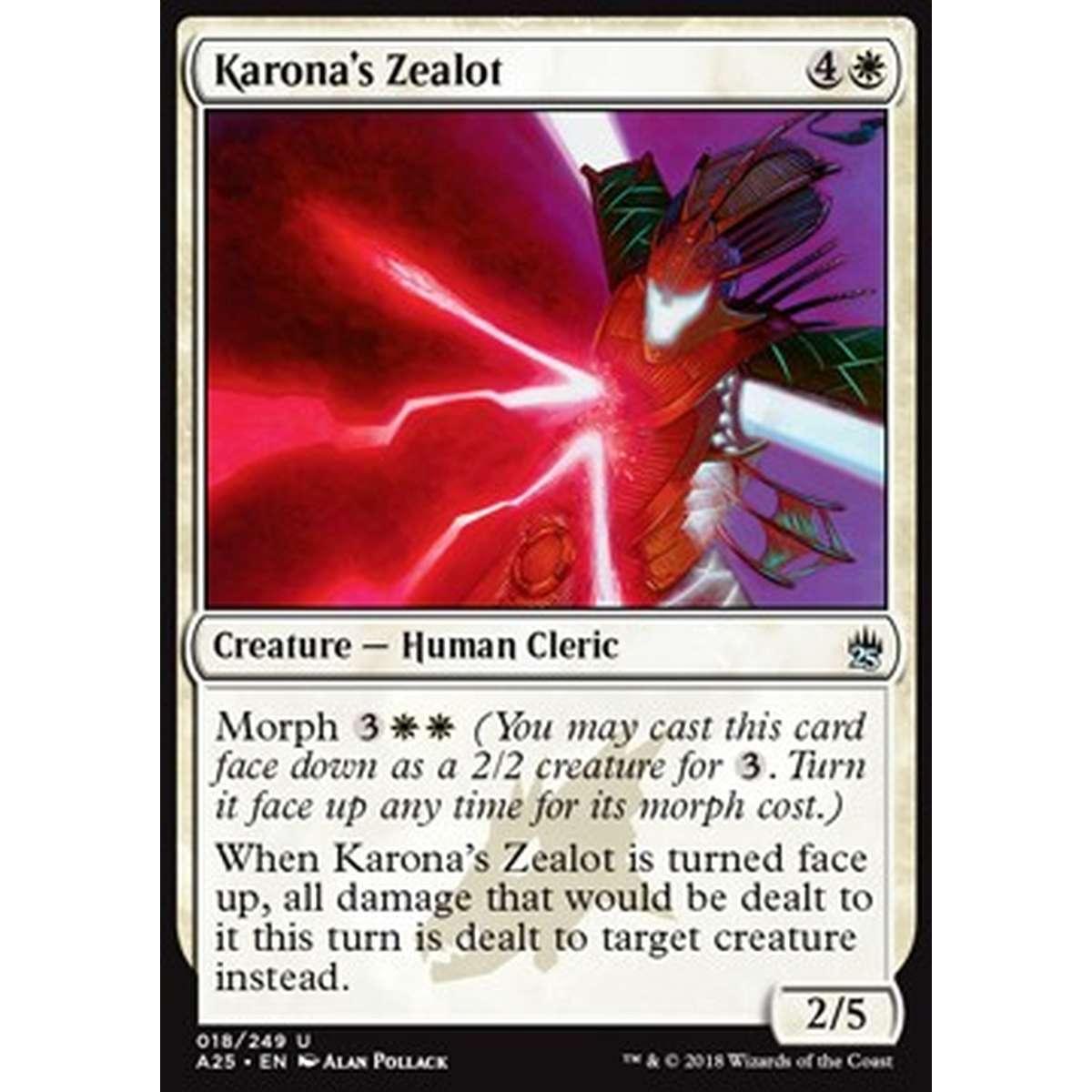 Karona's Zealot - Karona's Zealot - [A25] [NM]