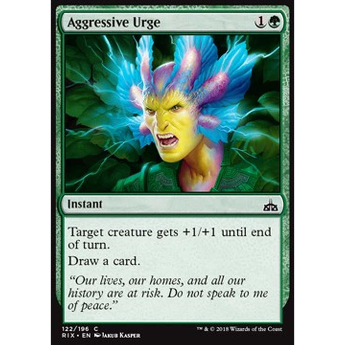 Aggressive Urge - Impulso Aggressivo - [RIX] [NM] [Foil]