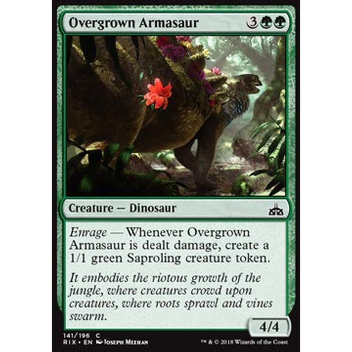 Overgrown Armasaur - Armasauro Fiorito - [RIX] [NM] [Foil]