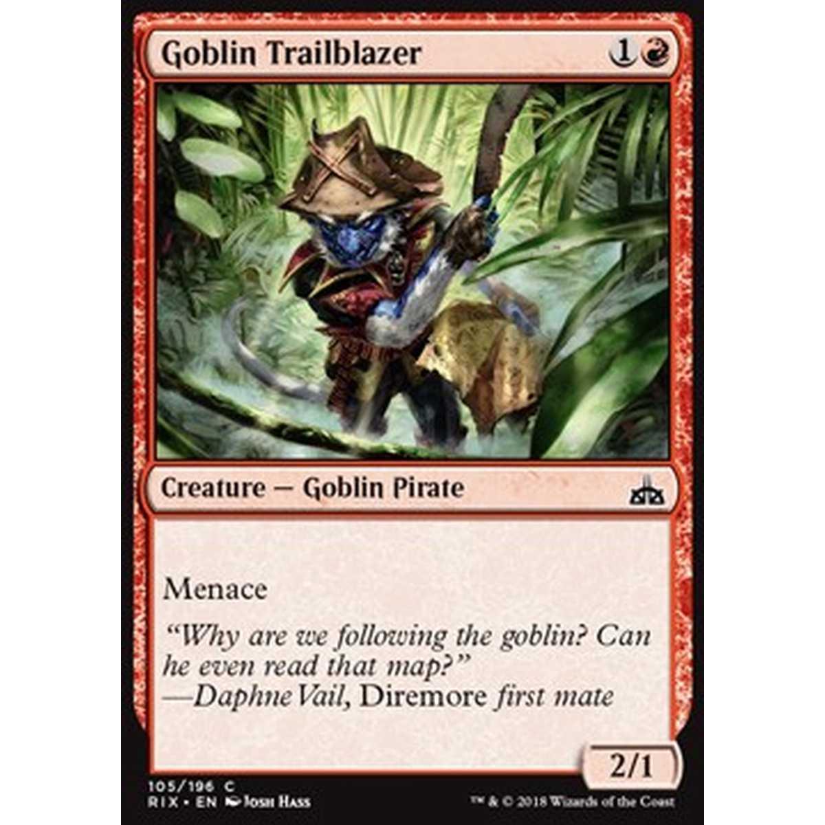 Goblin Trailblazer - Goblin Scopripista - [RIX] [NM] [Foil]
