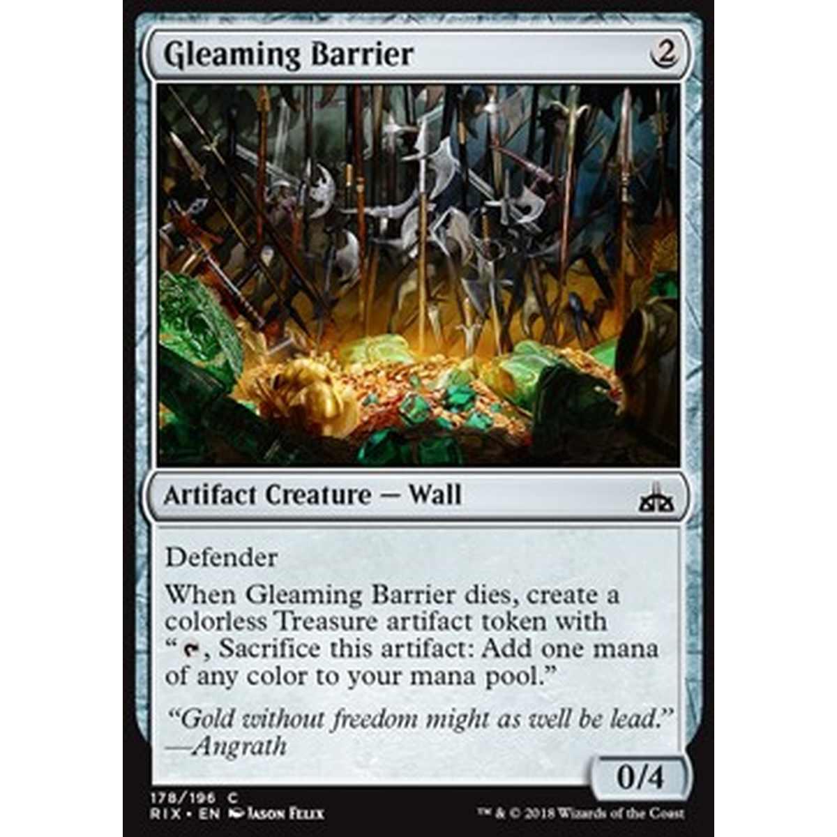 Gleaming Barrier - Barriera Lucente - [RIX] [NM] [Foil]