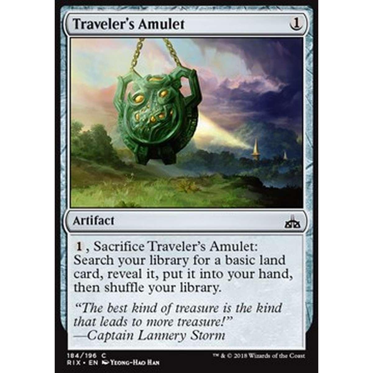 Traveler's Amulet - Amuleto del Viaggiatore - [RIX] [NM] [Foil]