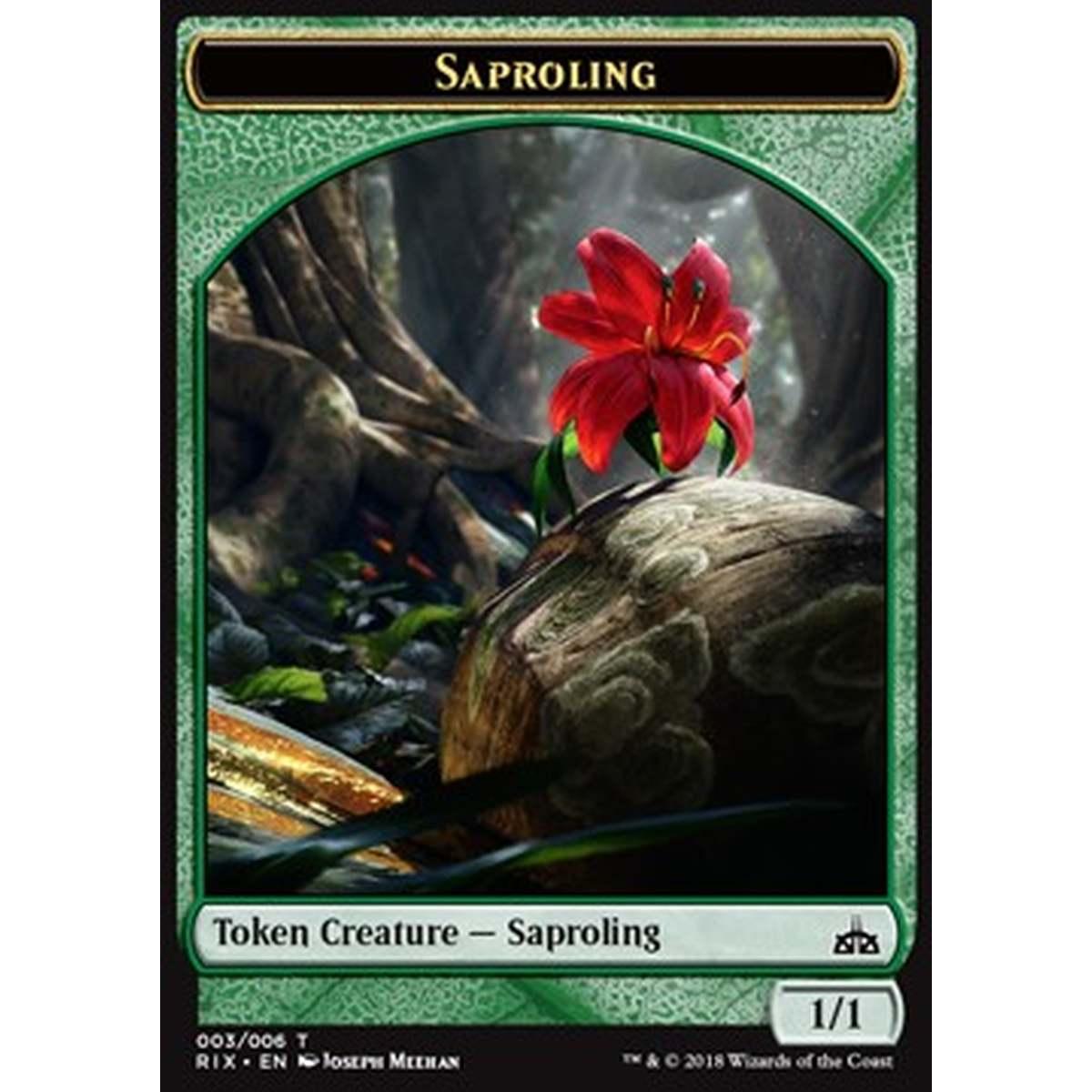 Saproling Token (Green 1/1) - Saproling Token (Green 1/1) - [RIX] [NM]