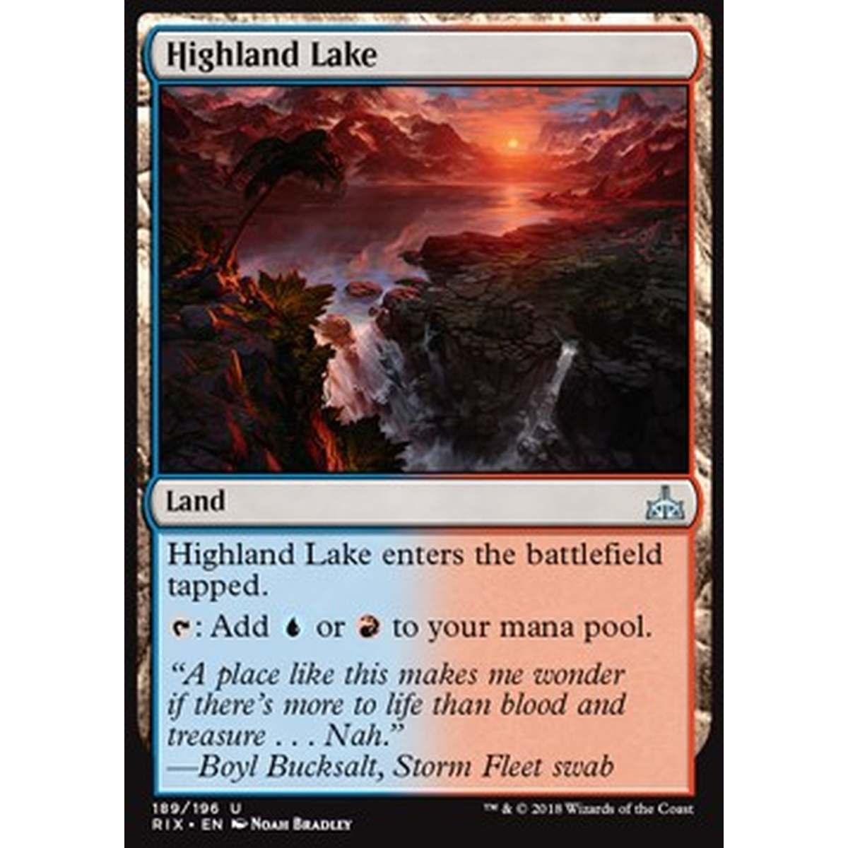 Highland Lake - Lago dell'Altopiano - [RIX] [NM]