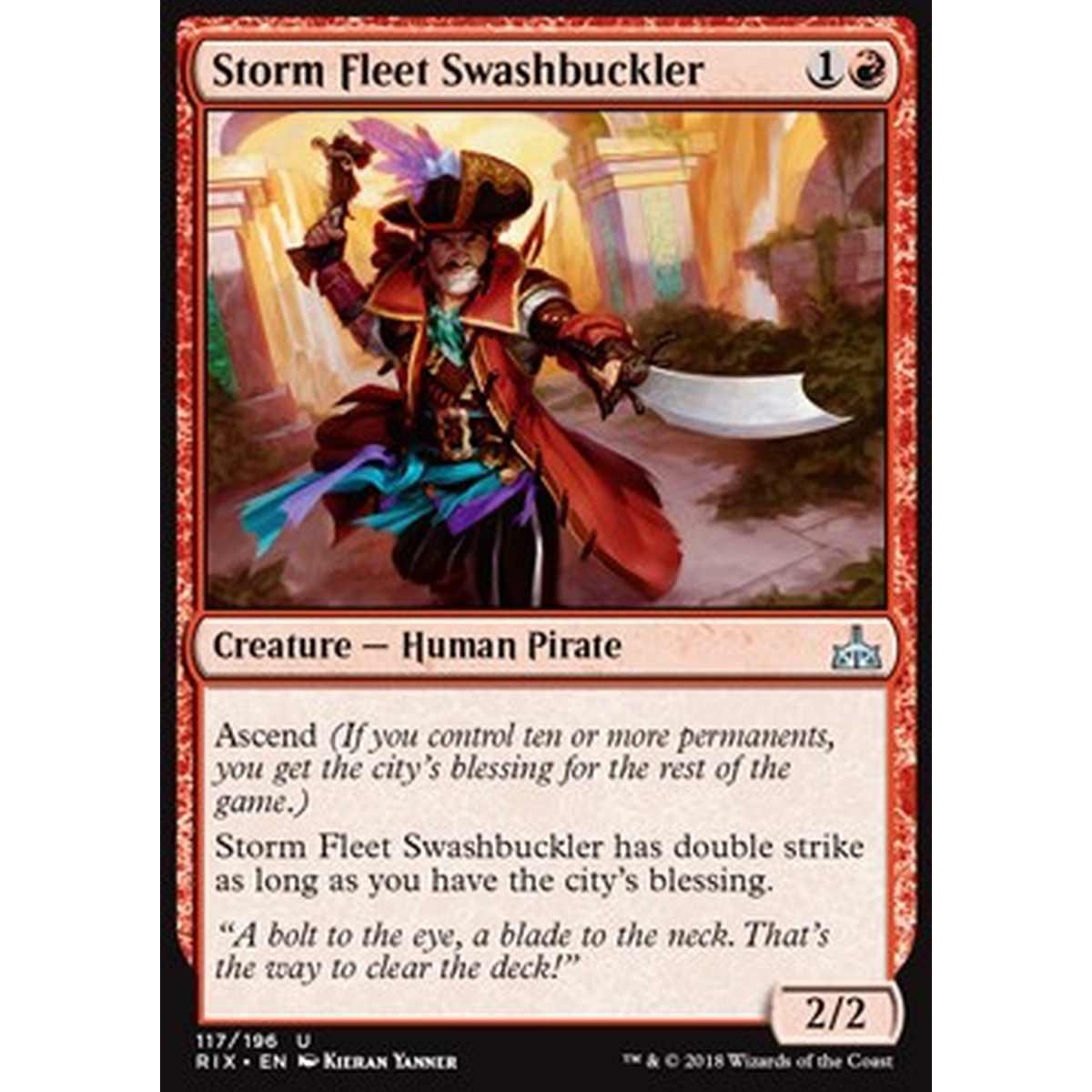 Storm Fleet Swashbuckler - Smargiasso della Flotta Fendiburrasca - [RIX] [NM]