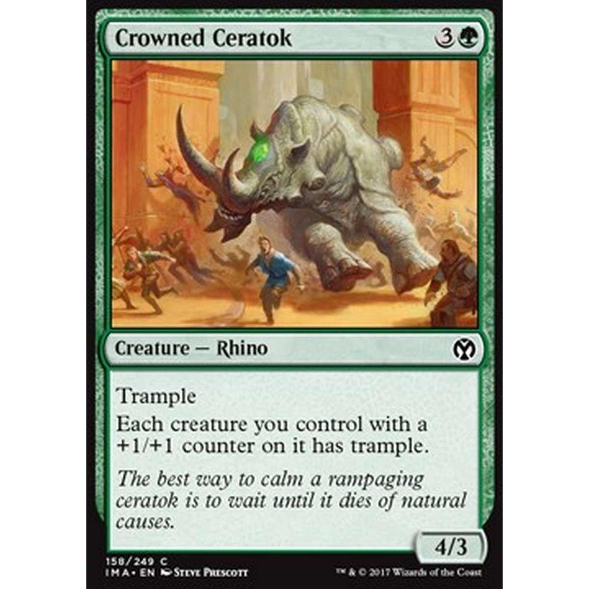 Crowned Ceratok - Crowned Ceratok - [IMA] [NM] [Foil]