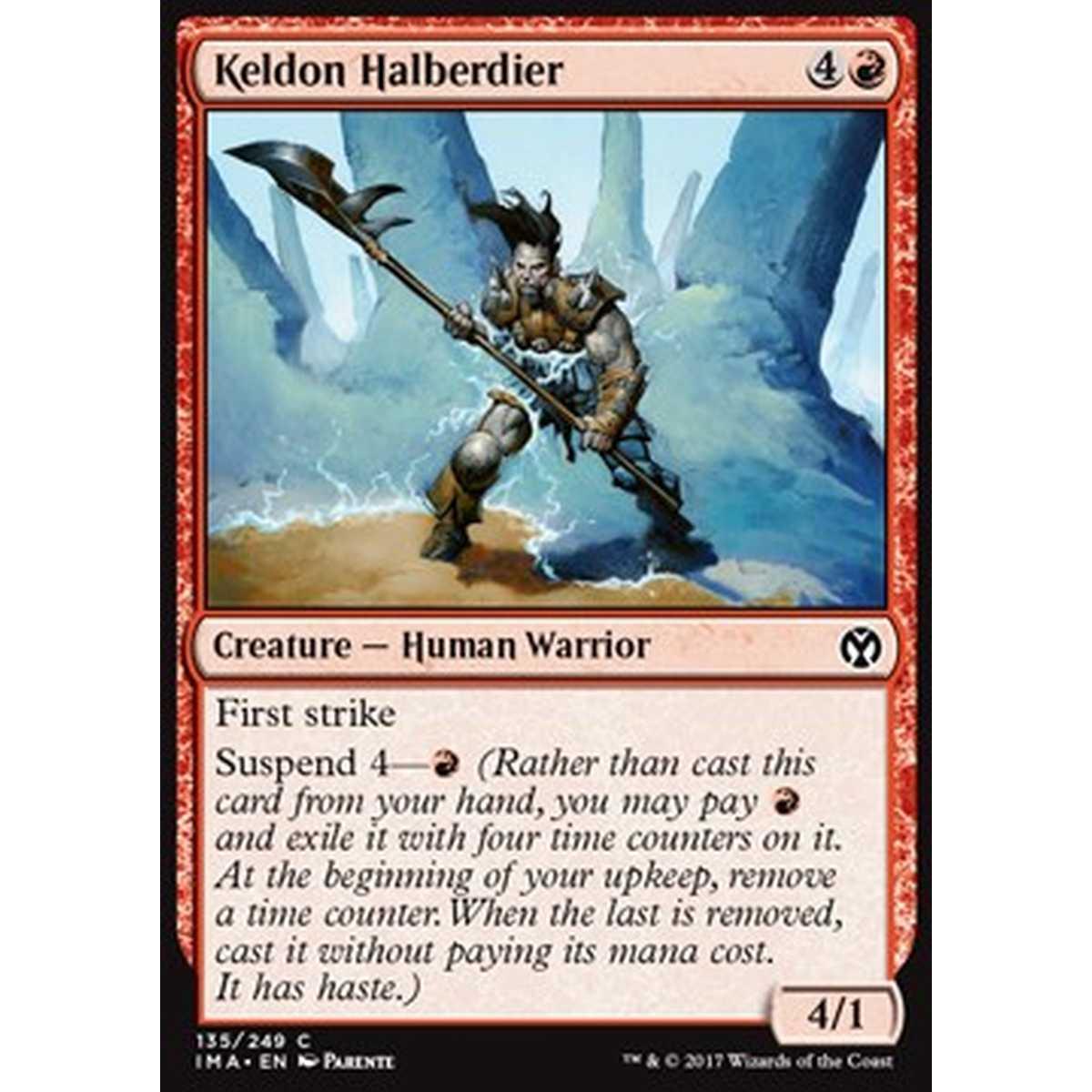 Keldon Halberdier - Keldon Halberdier - [IMA] [NM] [Foil]