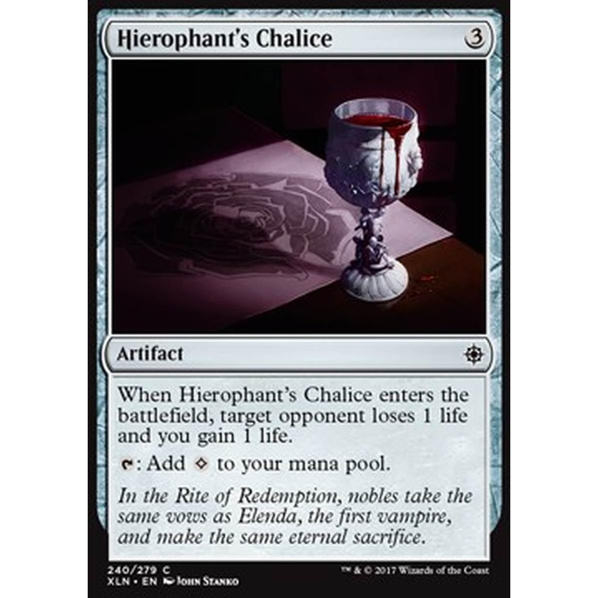 Hierophant's Chalice - Calice del Gerofante - [XLN] [NM] [Foil]